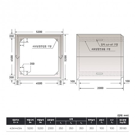 4.5*4.5*2.0_350T*350T