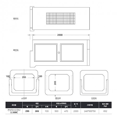 295*265*2000*100 (300C)