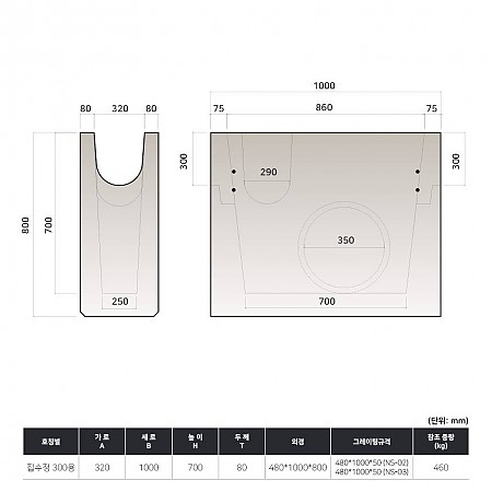 320*1000*700*80T(NS300용)