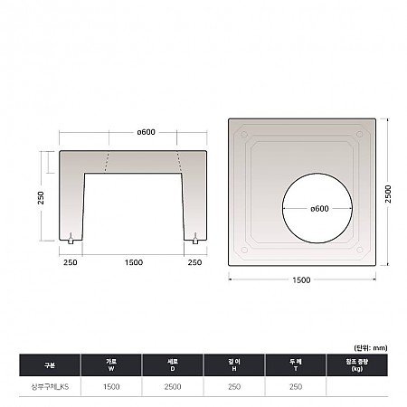 1500*2500*250H*250T_상부구체_KS