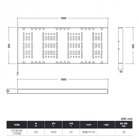 350*1000*50(7*4)_체크무늬_국산