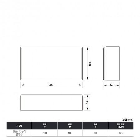 200*100*60T(불투수)