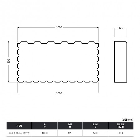 1000*125*500(마감블록)